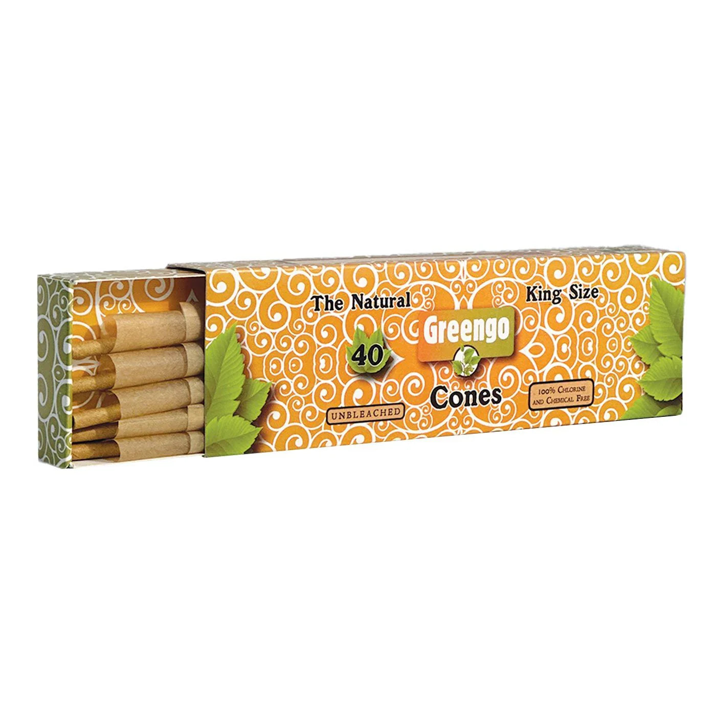 Greengo Cones King Size 40 stk.