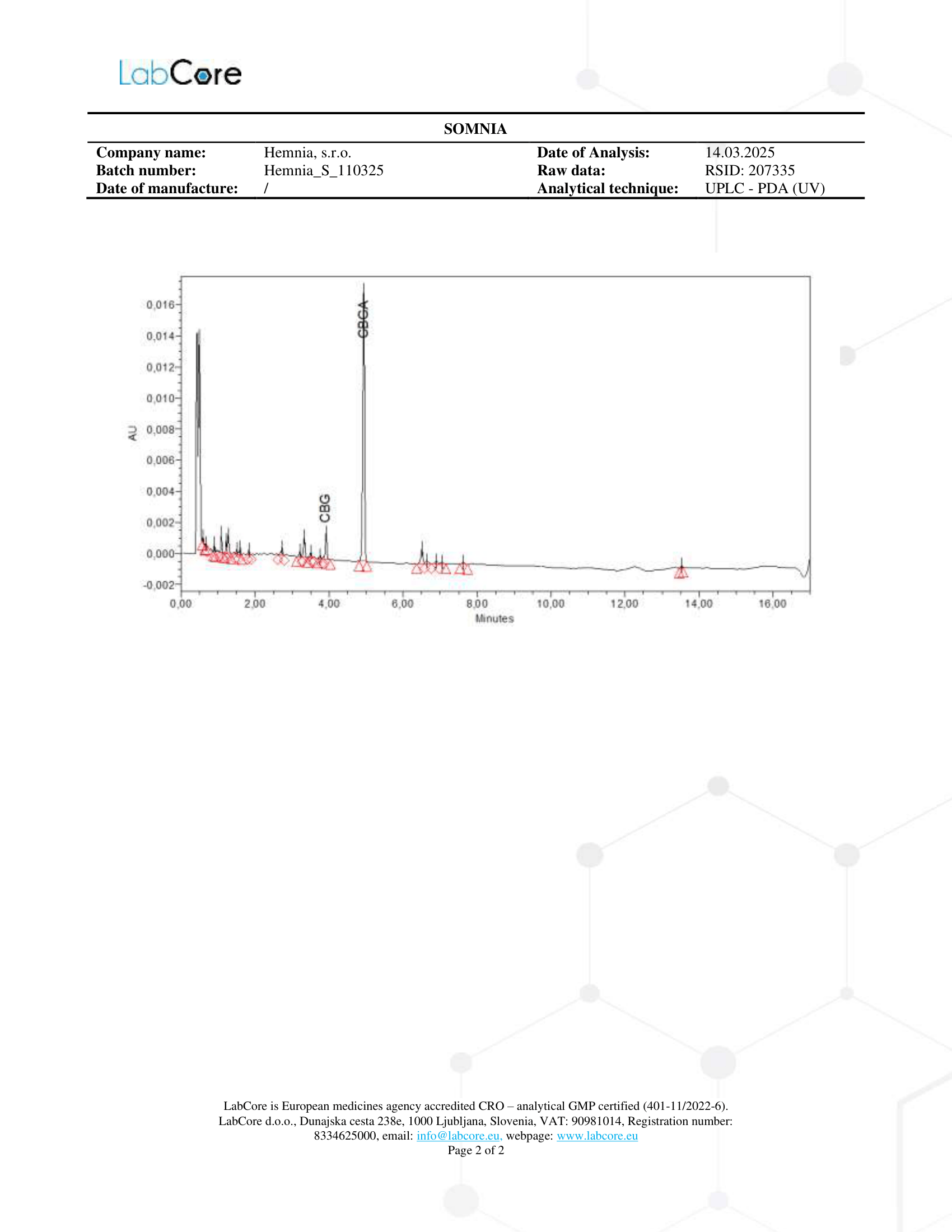 Hemnia SOMNIA – Urteblanding med hamp (50 g)