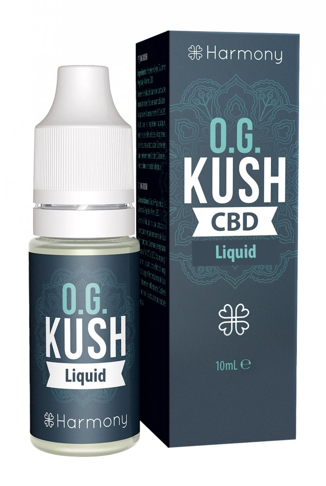Harmony CBD Liquid OG Kush 10ml, 30-600 mg CBD