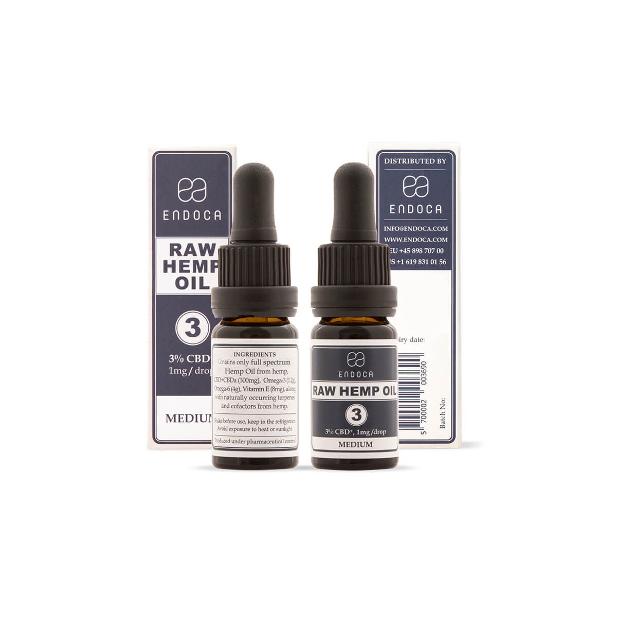 Endoca - RAW CBD Oil - 1 pc.