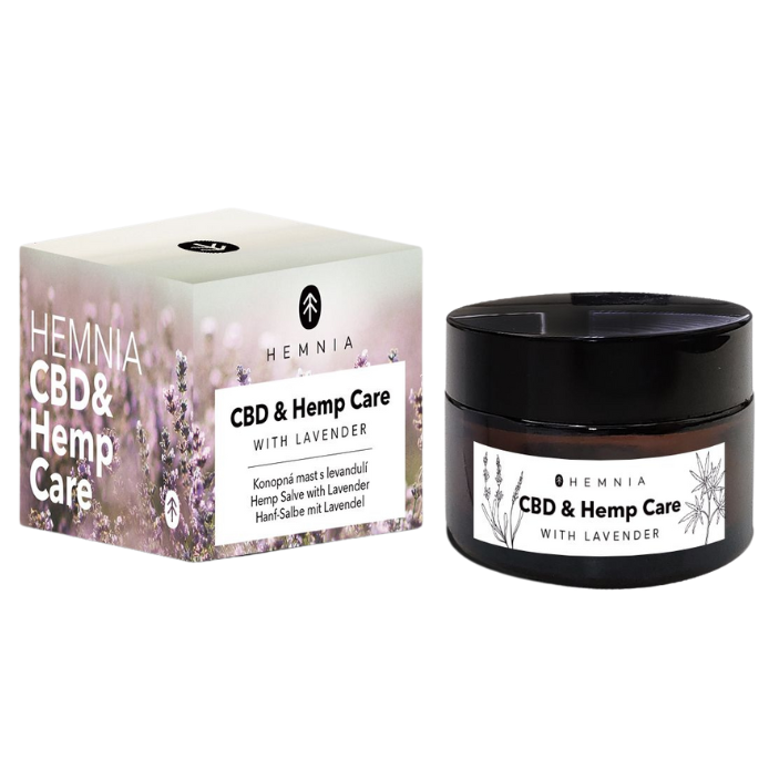 Hemnia CBD &amp; Hemp Care - universal hemp ointment with lavender, 250 mg CBD, 50 ml