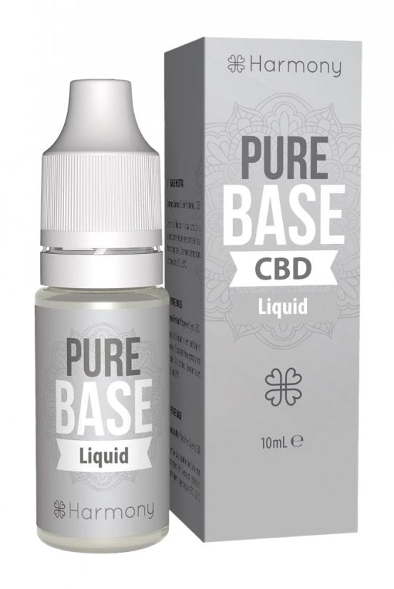 Harmony CBD væske ren Base 10ml, 100-1000 mg CBD