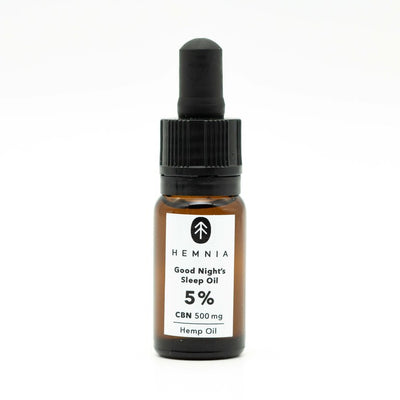Hemnia Hemp oil 5%, 500 mg CBN, 250 mg CBD, 10 ml