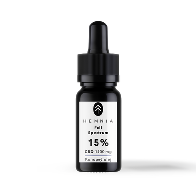 Hemnia Full-Spectrum CBD Hemp Oil 15%, 1500mg, 10 ml