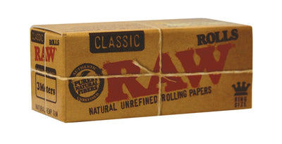 RAW Papers King Size Rolls – 3 m (12 pcs. per box)