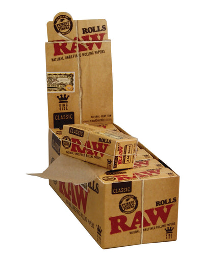 RAW Papers King Size Rolls – 3 m (12 pcs. per box)