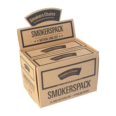 Smokers Choice - SmokersPack King Size Brown 34 pcs.